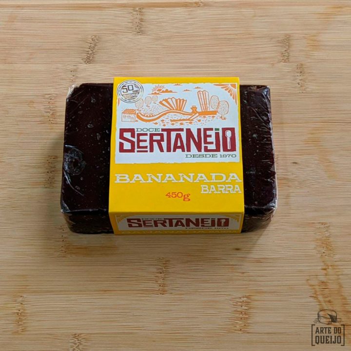 Bananada em barra Sertanejo - 450g