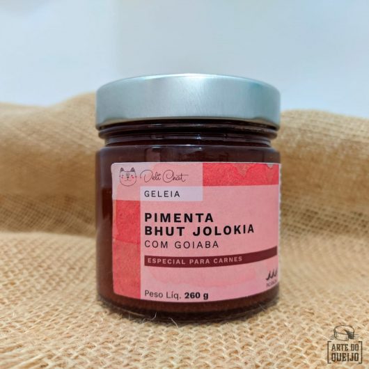 Geleia de pimenta Bhut Jolokia com Goiaba DeliChat - 260g